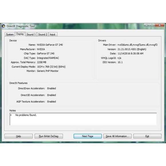 PNY Verto GeForce GT 240 GDDR5 512MB PCIe 2.0 Video Graphics Card TESTED WORKING - Picture 11 of 11